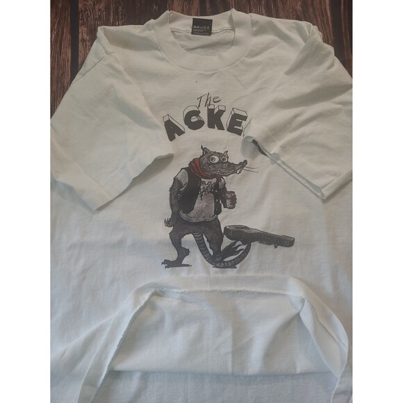 Vtg The Hackers Single Stitch band tee  shirt Screen Stars - Picture 5 of 10